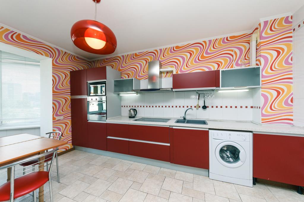 Two-Storey Apartment Near Iec Kiev Bagian luar foto