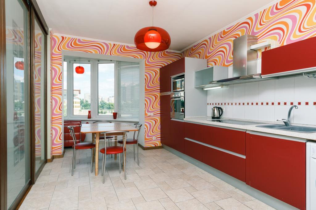 Two-Storey Apartment Near Iec Kiev Bagian luar foto